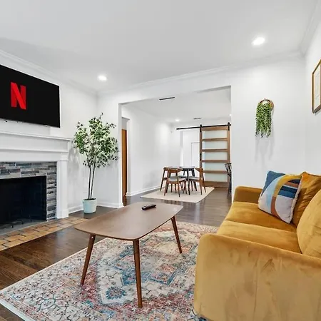 New! Modern Boho W/ 5Bd/2Br Sleeps 10 Villa Atlanta Exterior photo